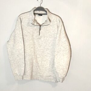 Cotton On Co. 1/2 zip Super Light Heather Sweatshirt 
(12.24.79EB)